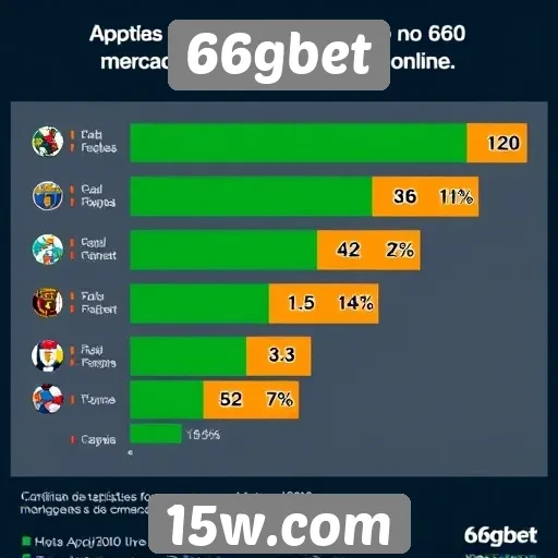 Estatísticas de usuários no 66gbet